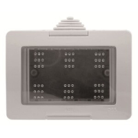 Коробка для открытой установки на 3 модуля, IP55 ABB 2CLA339100N1101