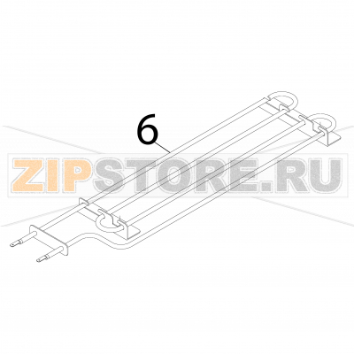 Resistor 1000W -230V Fagor CE9-41 Resistor 1000W -230V Fagor CE9-41Запчасть на деталировке под номером: 6Название запчасти Fagor на английском языке: Resistor 1000W -230V CE9-41Примечание: запчасть рекомендована производителем для постоянного хранения на складах центров сервисного обслуживания.