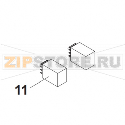 Relay IDEC RY4S-D  Bear Varimixer AR40 VL-1S                                                                       Relay IDEC RY4S-D Bear Varimixer AR40 VL-1SЗапчасть на сборочном чертеже под номером: 11Название запчасти на датском&nbsp;языке: Relay IDEC RY4S-D Bear Varimixer AR40 VL-1S