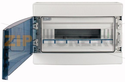 Шкаф навесной IP65, 1 ряд 18 модулей, прозрачная дверь, N/PE клеммы в комплекте Eaton IKA-1/18-ST 
