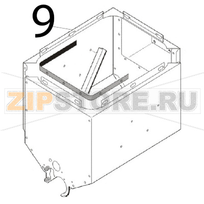 Camera comb. pos. SX Angelo Po 1G1CP2G Camera comb. pos. SX Angelo Po 1G1CP2GЗапчасть на деталировке под номером: 9