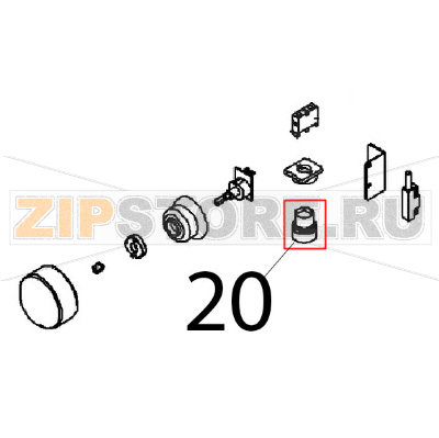 Pulsante Angelo Po FX82E2T Pulsante Angelo Po FX82E2TЗапчасть на деталировке под номером: 20