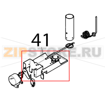Base camino motorizzato Tecnoeka KF 1010 EV UD Base camino motorizzato Tecnoeka KF 1010 EV UDЗапчасть на деталировке под номером: 41