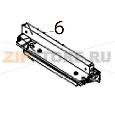 Sealing bar Hurakan HKN-VAC260 Sealing bar Hurakan HKN-VAC260Запчасть на деталировке под номером: 6