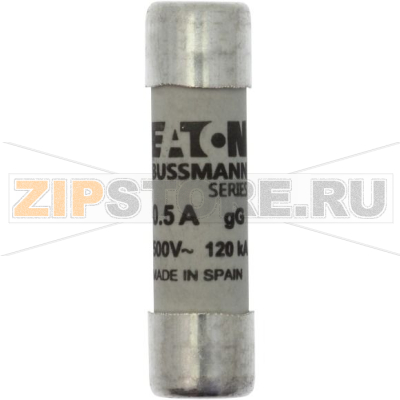 Предохранитель, 5 A, AC 500 В, 120 кА, 10x38 мм, gL/gG, IEC Eaton CYLINDRICAL FUSE 10x38 0-5A G 