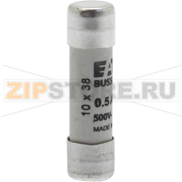 Предохранитель, 5 A, AC 500 В, 120 кА, 10x38 мм, gL/gG, IEC Eaton CYLINDRICAL FUSE 10x38 0-5A G 