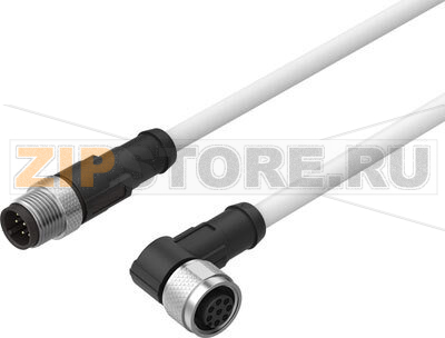 Кабель соединительный 10 м Festo NEBC-M12W8-E-10-N-M12G8 