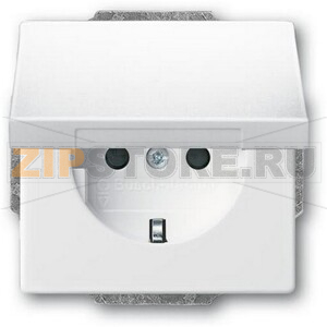 Розетка 16 А, 250 В, альпийский белый ABB 2084.16 