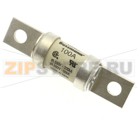 Предохранитель, 100 A, AC 500 В, DC 500 В, 200 кА, 24x92 мм, aR, UL Eaton SEMI-COND FUSE 100A 500 