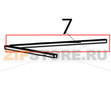 Sealing Bartscher RT-78B-8 Sealing Bartscher RT-78B-8Запчасть на деталировке под номером: 7