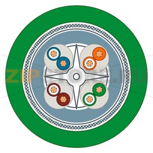 SIMATIC NET, IE FC TP ГИБКИЙ КАБЕЛЬ GP 4X2, ВИТАЯ ПАРА CAT6 ДЛЯ ПОДКЛЮЧЕНИЯ К IE FC RJ45 РАЗЪЁМУ 4X2, AWG24, ПРОДАЖА ПО МЕТРАЖУ, МАКСИМАЛЬНАЯ ДЛИНА ПОСТАВКИ: 1000 M, МИНИМАЛЬНАЯ: 20 M Siemens 6XV1878-2B 