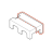 Inserto superiore dx in techmate Saeco Royal Classic