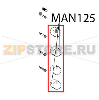 Parker knob Gierre FEV 166M Parker knob Gierre FEV 166MЗапчасть на деталировке под номером: MAN125