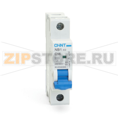 Выключатель автоматический 16 А, 6 кА, 1 полюс Chint NB1-63 