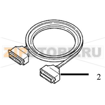 Кабель параллельного порта TSC TTP-243 Plus Кабель параллельного порта для принтера TSC TTP-243 Plus Запчасть на сборочном чертеже под номером: 2Количество запчастей в комплекте: 1Название запчасти TSC на английском языке: Parallel Port Cable
