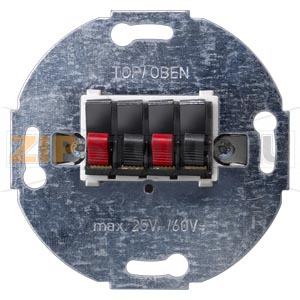 DELTA РОЗЕТКА ДЛЯ ГРОМКОГОВОРИТЕЛЕЙ UP 2-МЕСТН. 25В AC 60V DC Siemens 5TG2468-2 