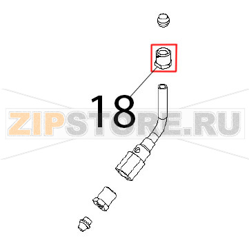 Dado serrabicono Ø: 6 Angelo Po 1G1FA0G Dado serrabicono Ø: 6 Angelo Po 1G1FA0GЗапчасть на деталировке под номером: 18