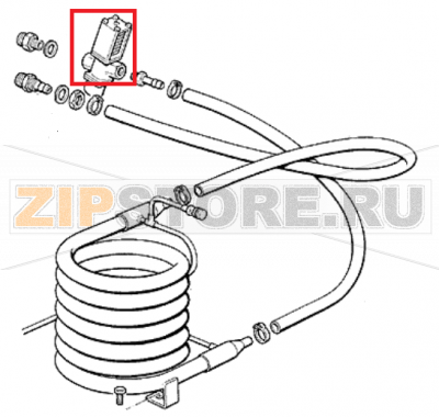 Wasserreglerventil Scotsman AF 200 Wasserreglerventil Scotsman AF 200Запчасть на сборочном чертеже под номером: 20Название запчасти Scotsman на немецком языке: wasserreglerventil Scotsman AF 200