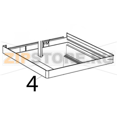 Fascia copertura vasca Silanos NE1300 Fascia copertura vasca Silanos NE1300Запчасть на деталировке под номером: 4
