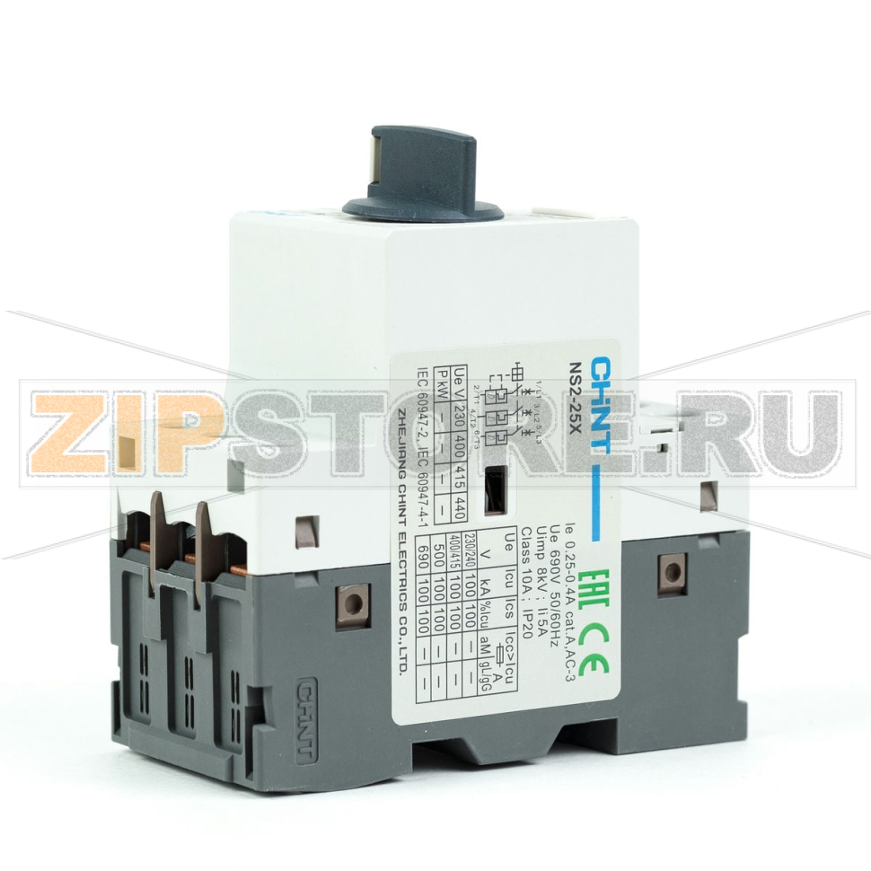 Мотор-автомат 0.25-0.4 A Chint NS2-25X 