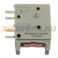 Микровыключатель, 2 A, AC 250 В, Switch K2, IEC с фиксацией Eaton MICROSWITCH K2 2A 250V