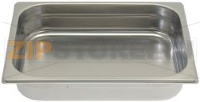 СЛИВНОЙ ЛОТОК ИЗ НЕРЖ. СТАЛИ GN 1/2 325X265XH65 ММ