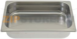 СЛИВНОЙ ЛОТОК ИЗ НЕРЖ. СТАЛИ GN 1/2 325X265XH65 ММ 