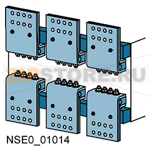 Принадлежность к выключателю 3WL, главный контакт 1 шт. для выкатного выключателя типоразмер 3, переднее присоединение с двумя отверстиями до 4000 A Siemens 3WL9111-0AN14-0AA0 