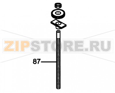 Винт Fimar IP/40F Винт для планетарного миксера Fimar IP/40FЗапчасть на деталировке под номером: 87Количество запчастей в комплекте: 1Оригинальное название запчасти Fimar: Endless screw