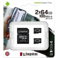 Карта памяти 64 Гб Kingston SDCS2/64GB-2P1A