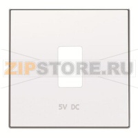 Накладка для зарядного устройства USB, альпийский белый ABB 2CLA858520A1101