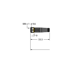 Кабель PVC Turck PKG3M-0.6-PSG3S/TEL