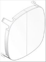 КНОПОЧНЫЙ ПЕРЕКЛЮЧАТЕЛЬ SOUL 2 — ЦВЕТ БЕЛЫЙ