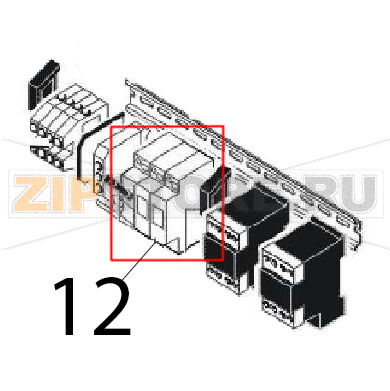 Fuse terminal 10x38 Angelo Po FM1011E1 Fuse terminal 10x38 Angelo Po FM1011E1Запчасть на деталировке под номером: 12