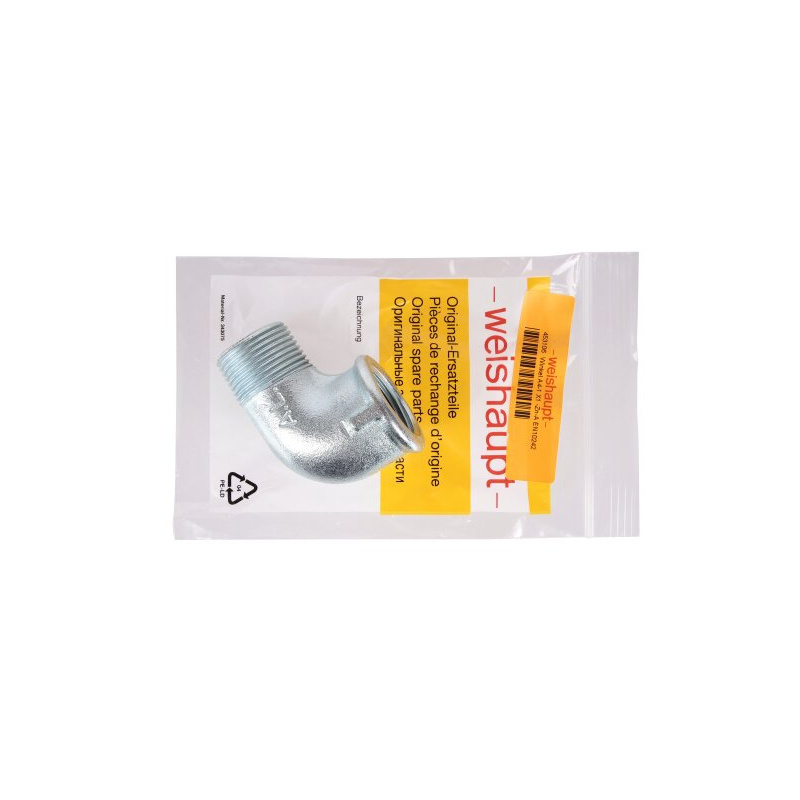 Колено угловое Weishaupt 453106 