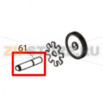 Supply shaft Godex EZPi-1200 Supply shaft Godex EZPi-1200Запчасть на деталировке под номером: 61Название запчасти Godex на английском языке: Supply shaft EZPi-1200.