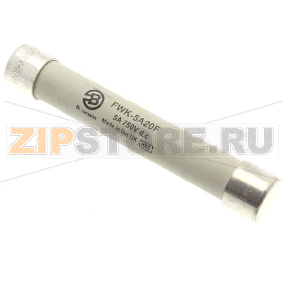 Предохранитель, 5 A, DC 750 В, 50 кА, 20x127 мм, aR, IEC Eaton 5AMP 750V TRACTION FUSE 