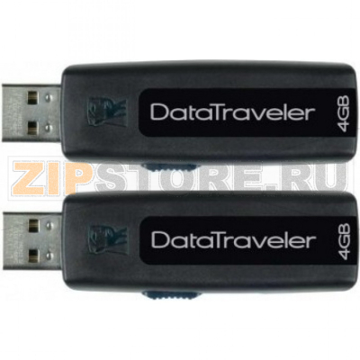 Накопитель USB 4 Гб Kingston DT100-4GB-2P 
