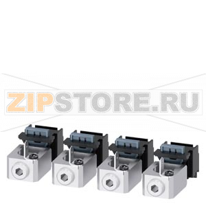 wire connector CU with control wire voltage tap-off 4 units accessory for: 3VA5 125 Siemens 3VA9134-0JK11 