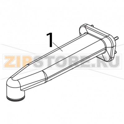 Collettore lavaggio Elettrobar Fast 80D Collettore lavaggio Elettrobar Fast 80DЗапчасть на деталировке под номером: 1