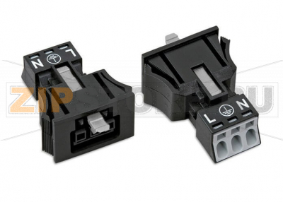 Защелкивающаяся розетка; 3-пол.; Код. A; 1,50 mm; черные Wago 890-703 Protected against mismating and maintenance-freePush-in CAGE CLAMP® spring pressure connection technology allows solid conductors to be simply pushed into a unit.Low profile with 4.4 mm pole spacingWhen assembled, the installation connectors comply with IP40 and are suitable for easily accessible areas....