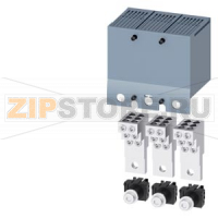 Wire Connector for 6 cables; 3 pcs.; incl. Terminal Cover Extended with probe holes for voltage test; accessory for: 3VA5 250 Siemens 3VA9233-0JF68