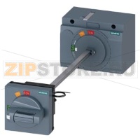 door mounted rotary operator standard IEC IP65 with door interlock 24V DC lighting kit accessory for: 3VA6 150/250 3VA5 250 Siemens 3VA9277-0FK23