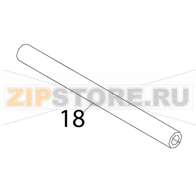 Black rubber pipe 17*10 Fagor FI-80 Black rubber pipe 17*10 Fagor FI-80Запчасть на деталировке под номером: 18Название запчасти Fagor на английском языке: Black rubber pipe 17*10 FI-80.