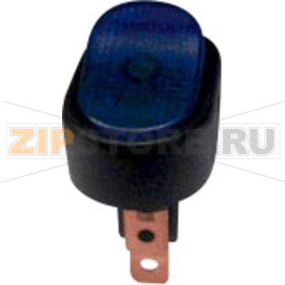 Переключатель автомобильный 12 В/DC, 30 А, 1 x выкл/вкл TRU Components TC-R13-133B-01 B/BL BEL 
