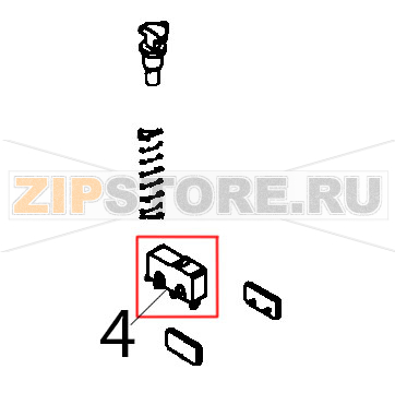 Ice-breaker microswitch Vema SG 2081 Ice-breaker microswitch Vema SG 2081Запчасть на деталировке под номером: 4