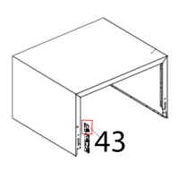 Microinterruttore porta MF09, 16 A Unox XF 190