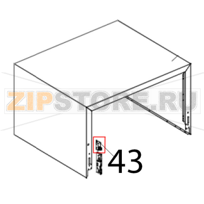 Microinterruttore porta MF09, 16 A Unox XF 190 Microinterruttore porta MF09, 16 A Unox XF 190Запчасть на деталировке под номером: 43