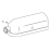 Gearcase Motor Housing Almond Creme KitchenAid KSM90