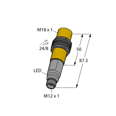 Датчик емкостный Turck BCT5-S18-UP6X2-H1151 